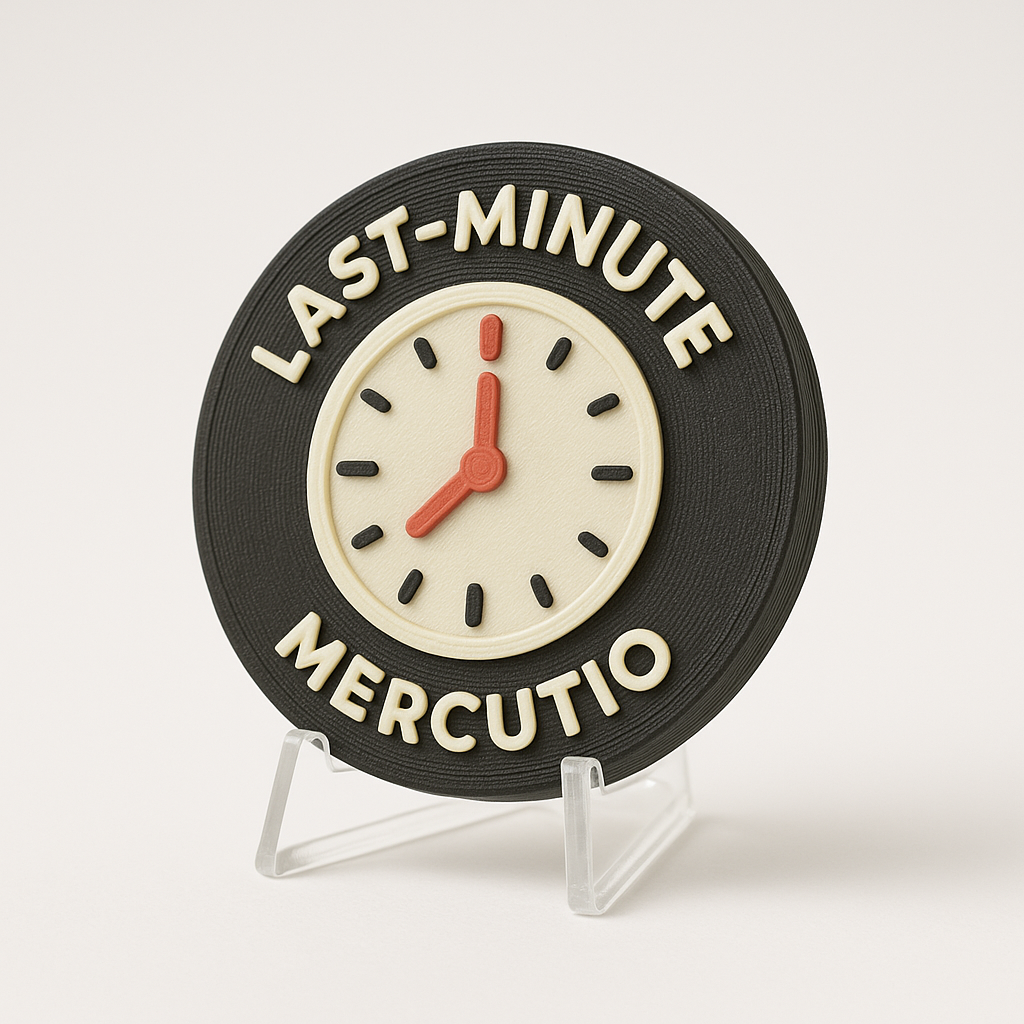 Last-Minute Mercutio