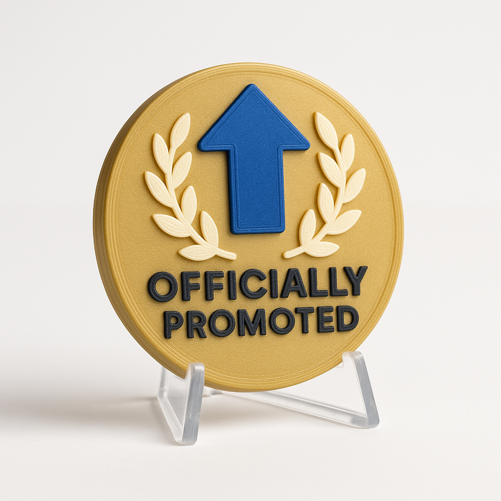 Officially Promoted