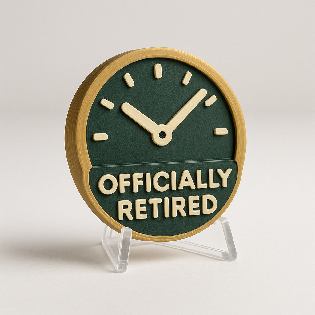 Officially Retired