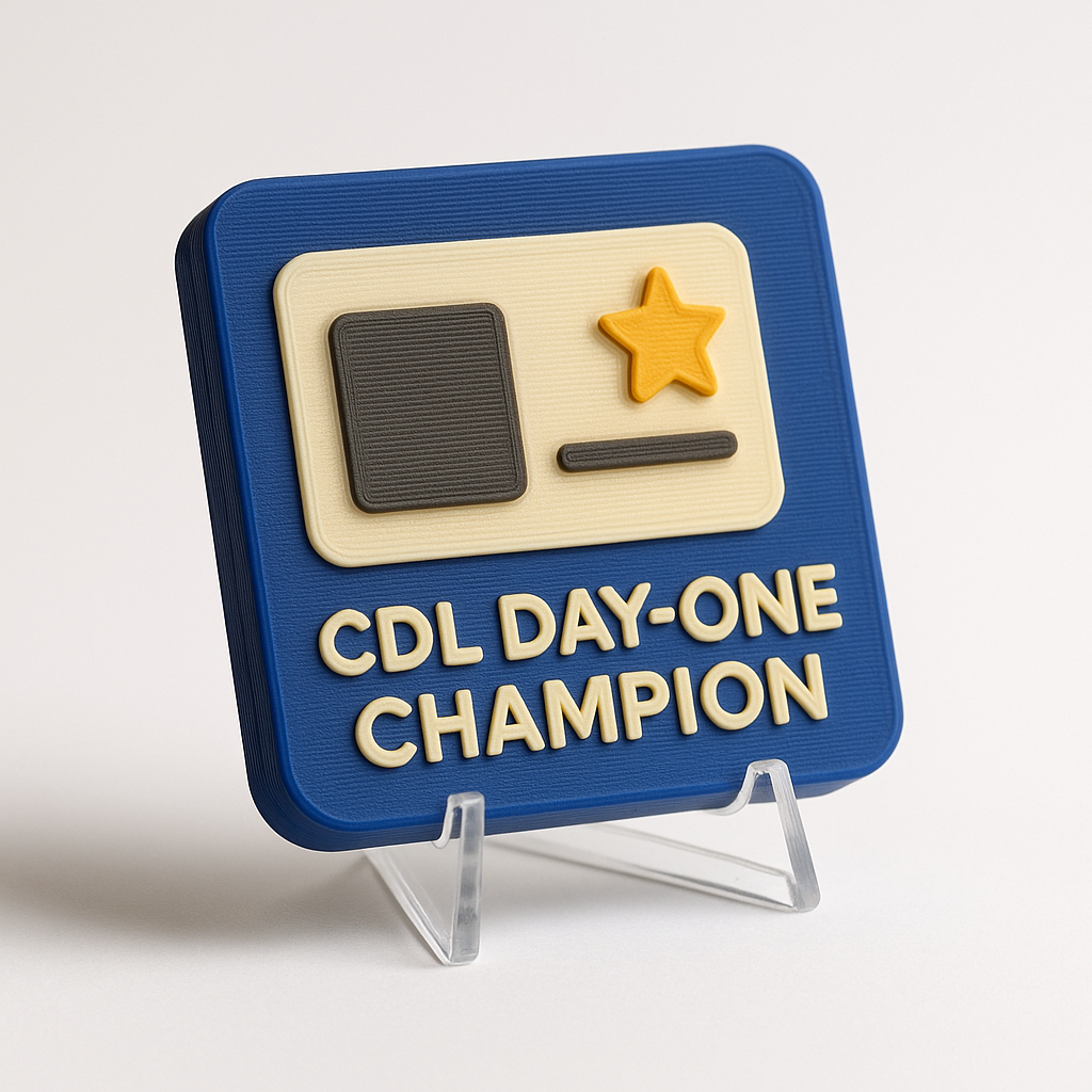 CDL Day-One Champion