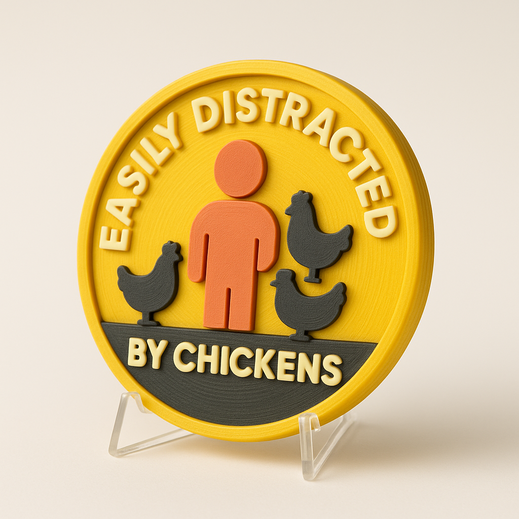 Easily Distracted by Chickens