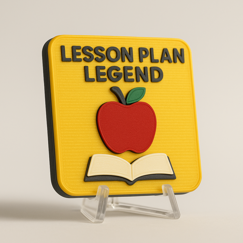 Lesson Plan Legend