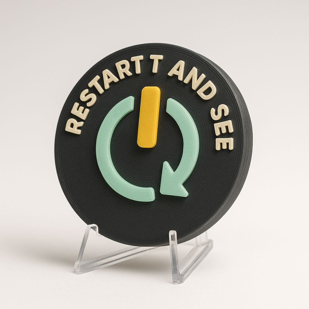 Restart It and See