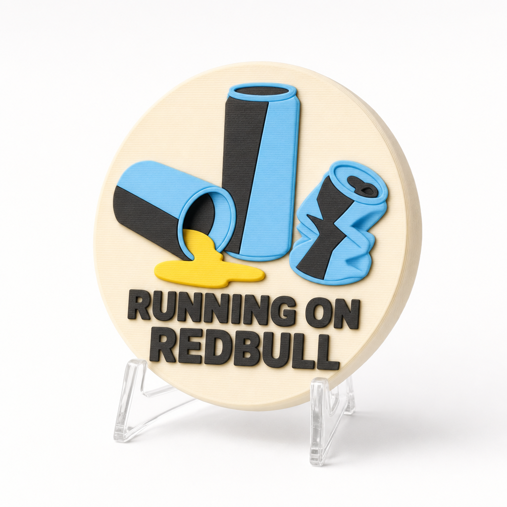 RUNNING ON REDBULL
