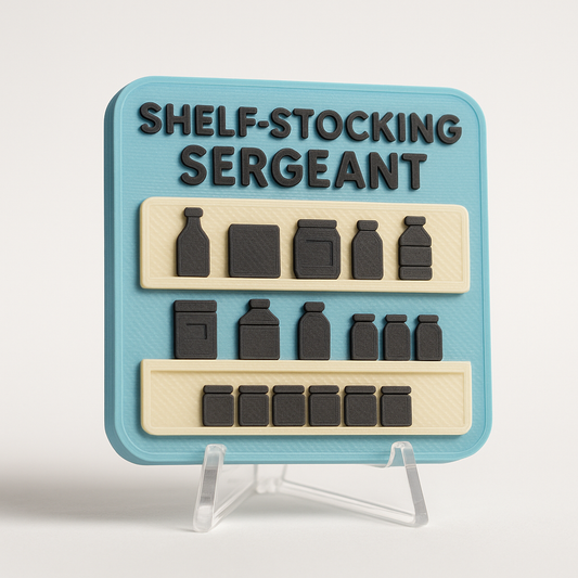 Shelf-Stocking Sergeant